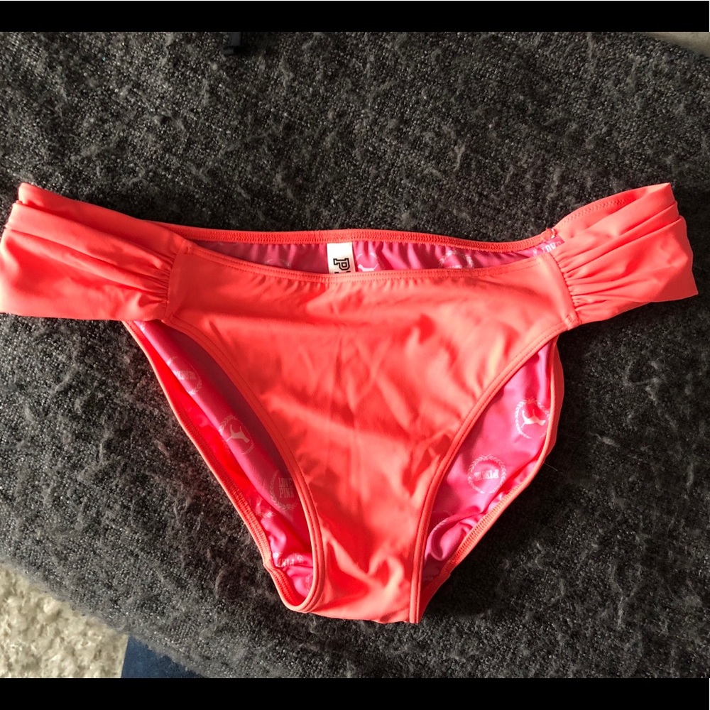 Coral PINK Bikini Bottom-L